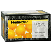 Чай черный пакетированный HELADIV LEMON, индивидуальная упаковка, 25 пак, Шри-Ланка