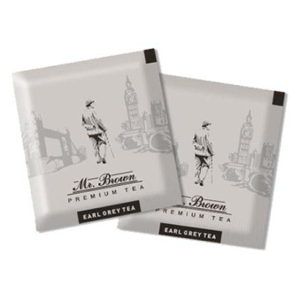 Чай пакетированный черный с бергамотом Mr.Brown в индивид. упаковке 2 гр., коробка 300 шт