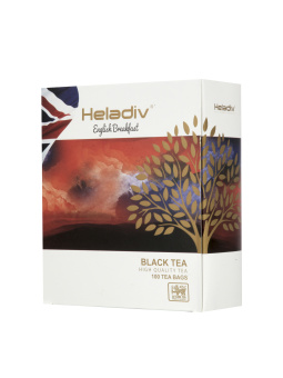 Чай черный пакетированный HELADIV HD English Breakfast, 100 пак, Шри-Ланка