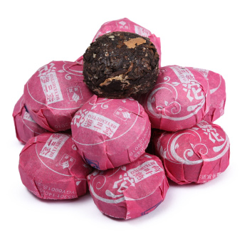 Чай Прессованый пуэр Мини То Ча с листьями лотоса